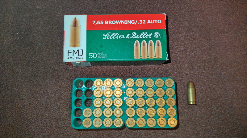 Sběratelské střelivo 9mm Br., 7,65 Br