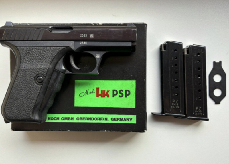 Heckler & Koch PSP HK P7 9mm Luger 