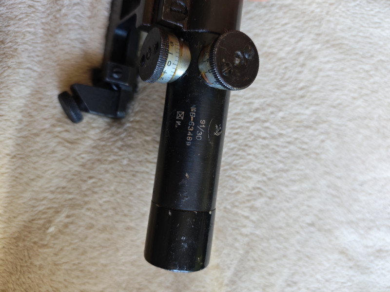 PU 3,5x22 originální válečný puškohled Mosin 