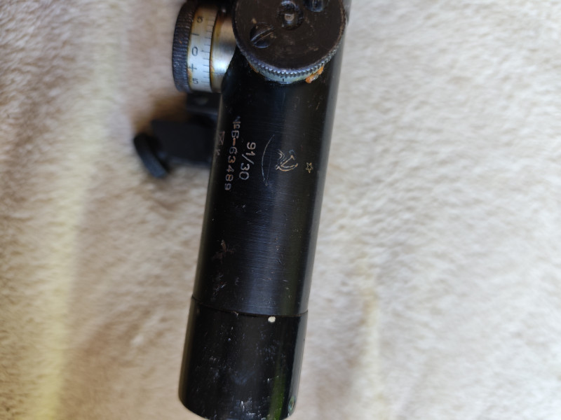 PU 3,5x22 originální válečný puškohled Mosin 