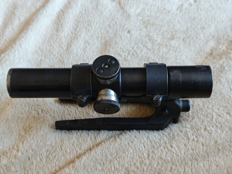 PU 3,5x22 originální válečný puškohled svt 40