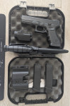 GLOCK 17 generace 3, svítilna, origo obal, nůž