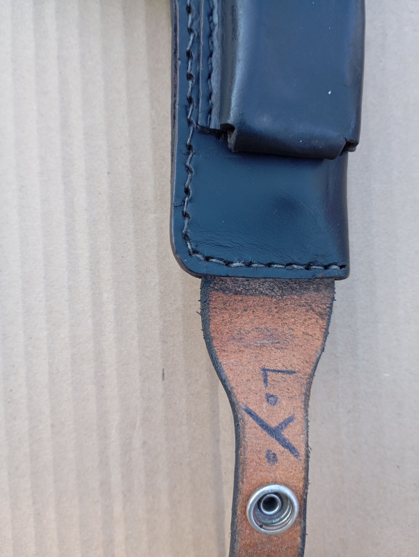 Kožené opaskové pouzdro na pistoli FN Browning 1910/1922