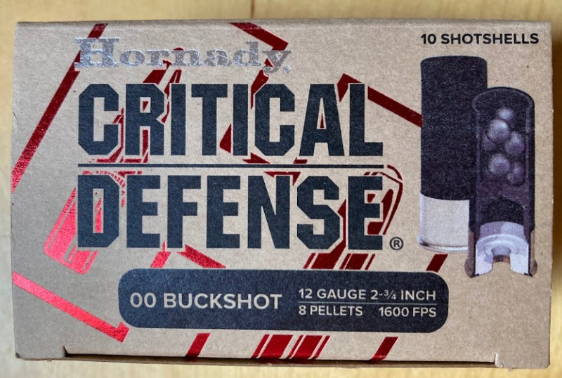 100ks Hornady Critical Defense 12/70 Buckshot 00