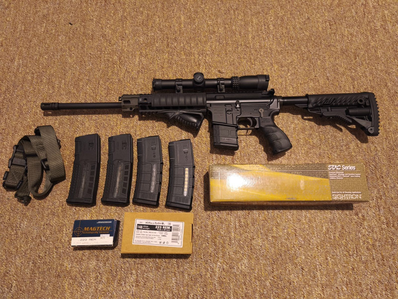 SIG Sauer 516 Sport .223 Rem., Sightron S-TAC 1–7×24 IRMH