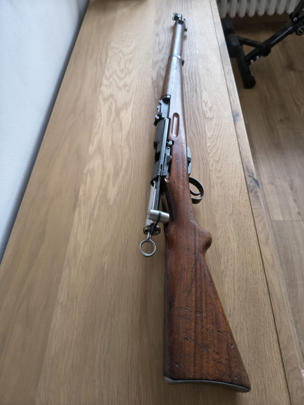 K31 (Karabiner 31) v ráži 7,5×55 Swiss