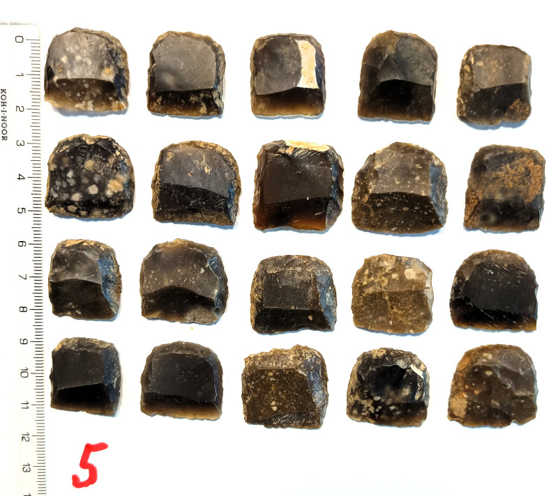 Pistolové křesadlové kameny - 20 kusů (sada 5)