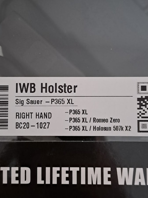 P: pouzdro Sig Sauer P 365 XL