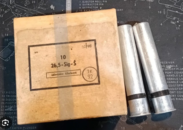 signálky 26,5mm šrapnel, padáček OSP, deště, hvězdy 