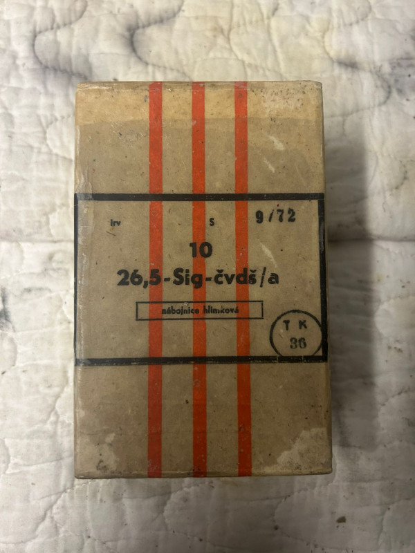 signálky 26,5mm šrapnel, padáček OSP, deště, hvězdy 