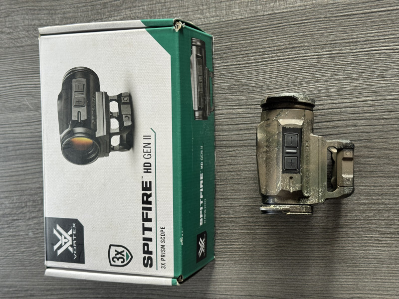 Prizmatický kolimátor Vortex Spitfire HD Gen ll 3x