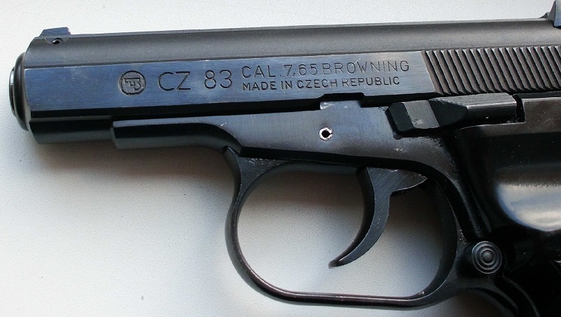 pistole ČZ 83- 7,65 mm rv.95 zánovní stav