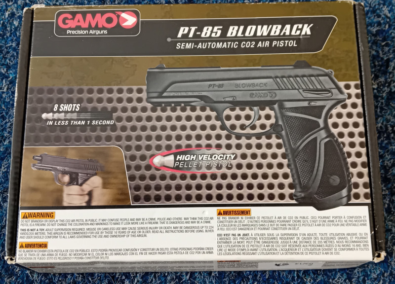 Prodám pistoli Gamo PT-85 Blowback ráže 4,5mm