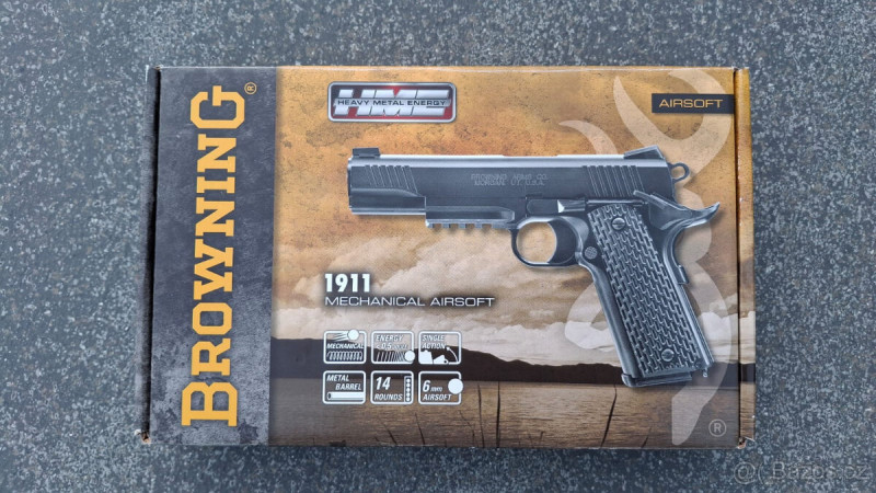 Umarex Browning 1911 HME airsoft manuální pistole