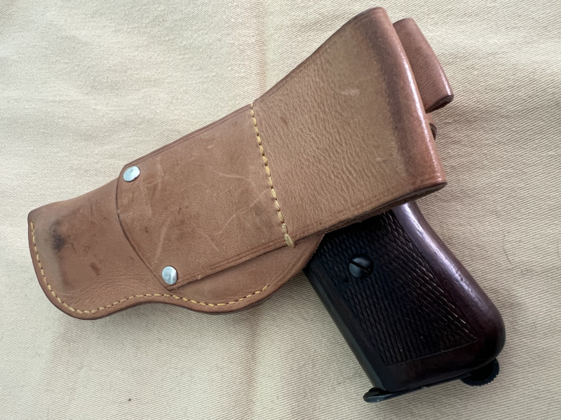 Mauser cal. 7,65 Brow. + kožené pouzdro 