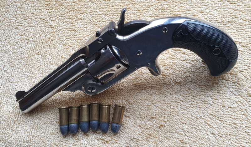 Historický revolver Smith Wesson cal.32CFSA 1880