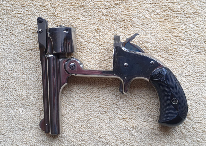 Historický revolver Smith Wesson cal.32CFSA 1880