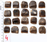 Pistolové křesadlové kameny - 20 kusů (sada 4)