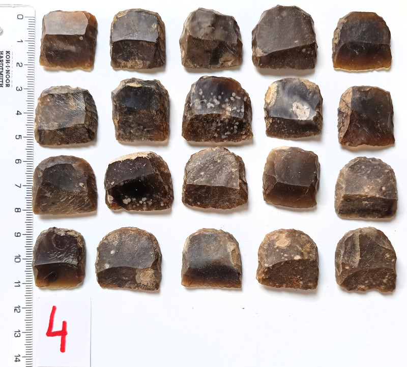 Pistolové křesadlové kameny - 20 kusů (sada 4)