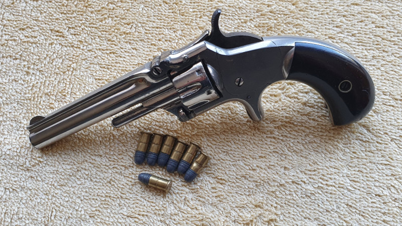 Historický revolver Smith Wesson cal.22RFSA1870