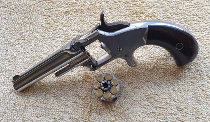Historický revolver Smith Wesson cal.22RFSA1870
