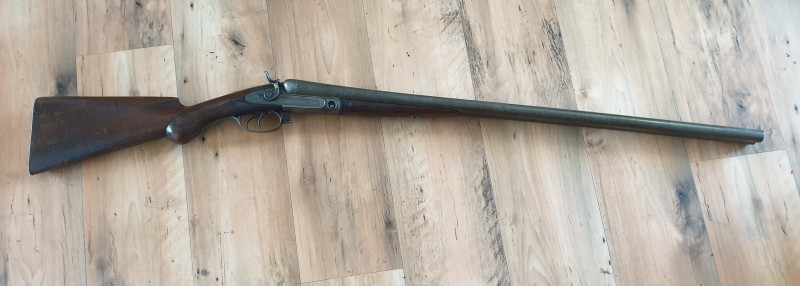 Historická USA brokovnice Parker Bros ráže 12CF M.1878