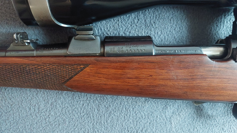Celopažba kulovnice Mauser M98 7x57