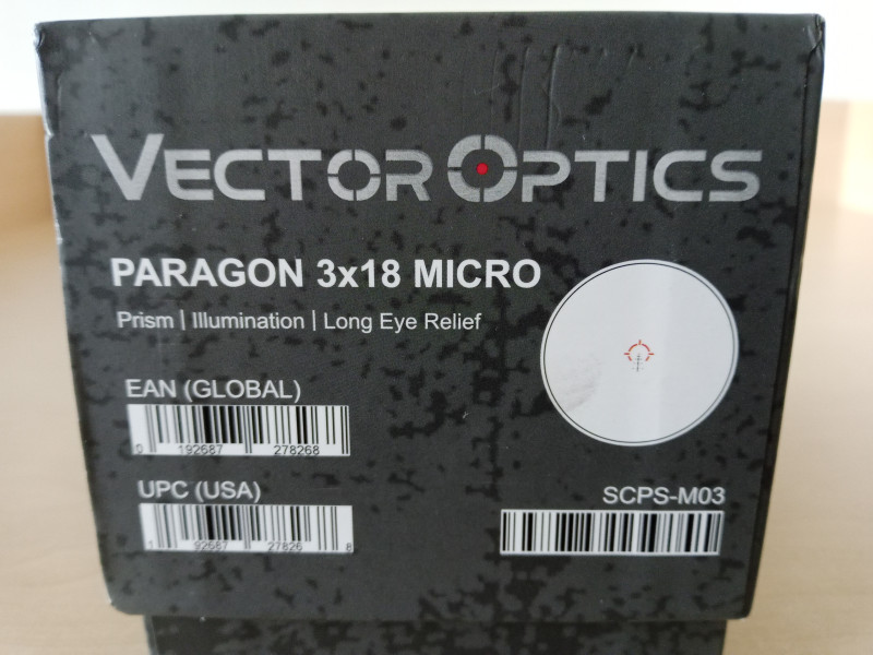 Vector Optics Paragon 3x18 microprism