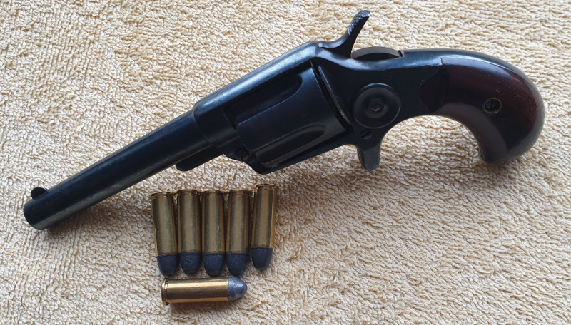 Historický  revolver Colt New Line cal.38CF SA Long 1879 