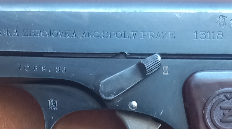 Prodám pistoli ČZ 36, ráže 6,35mm