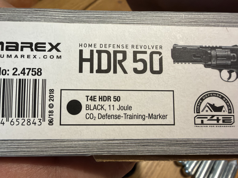 HRD 50, CO2 obranný revolver