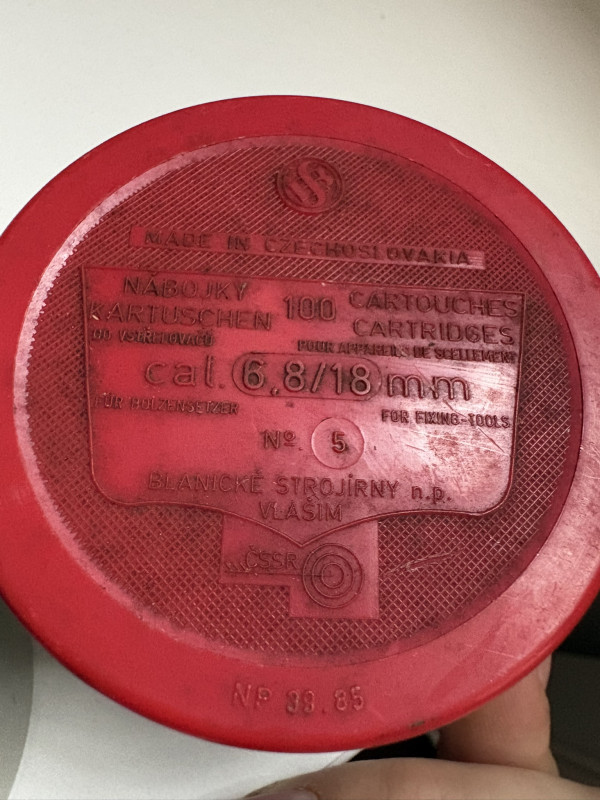 nábojky 6,8/18mm Vlašim