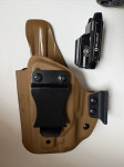 RH HOLSTER GLOCK 19 LEFT + OLIGHT MINI