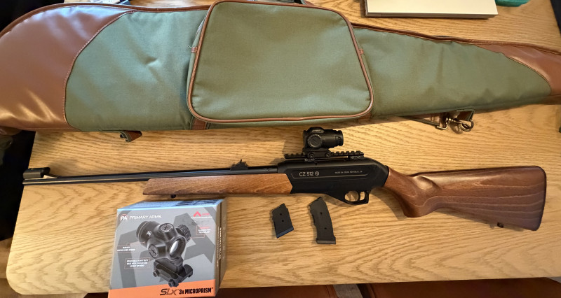 Malorážka CZ512 ráže 22 LR