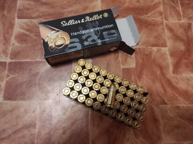 SB 9mm Luger FMJ 124grs/ 8g 5,7 Kč/ks