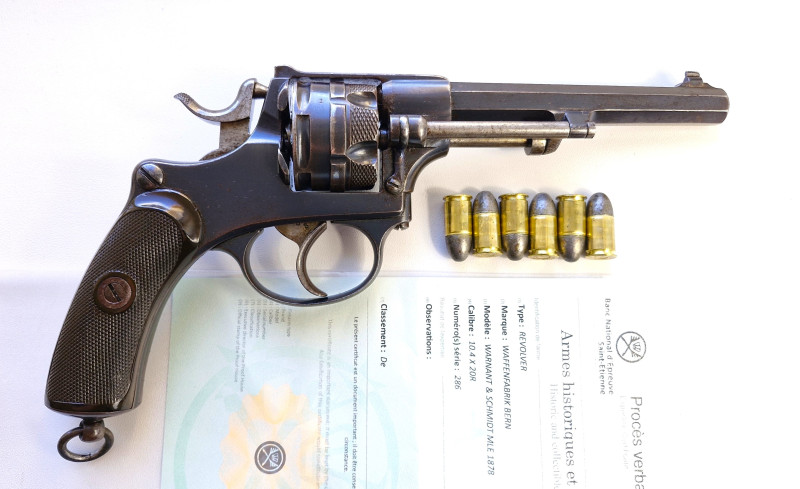 HISTOR.REVOLVER M1878 SWISS CAL.10,4 SWISS-PRECIZNÍ,ORIG.ST-