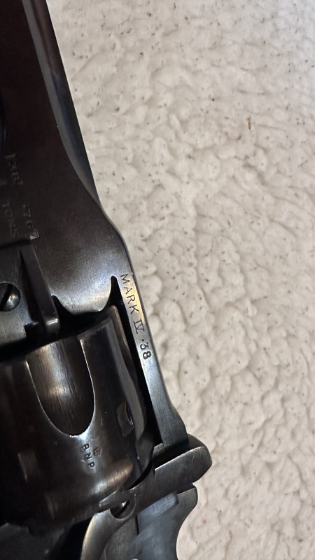 Revolver Webley MK IV .38 S&W