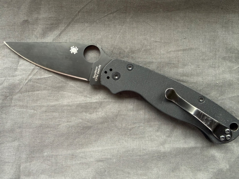 Nůž Spyderco Paramilitary 2 black CPM-S45VN