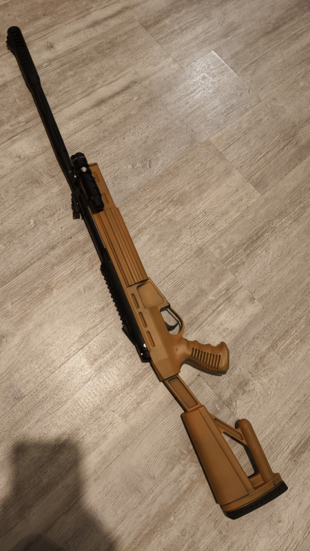 Vzduchovka Hatsan Airtac 5,5 mm – přestavba