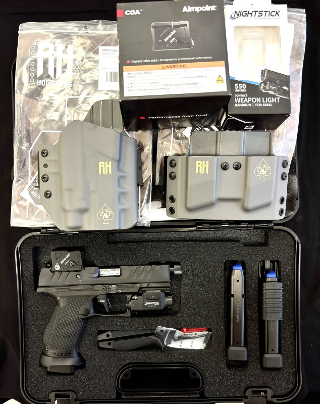 Walther PDP PRO SD Compact 4,6 + COA + nightstick + pouzdra 