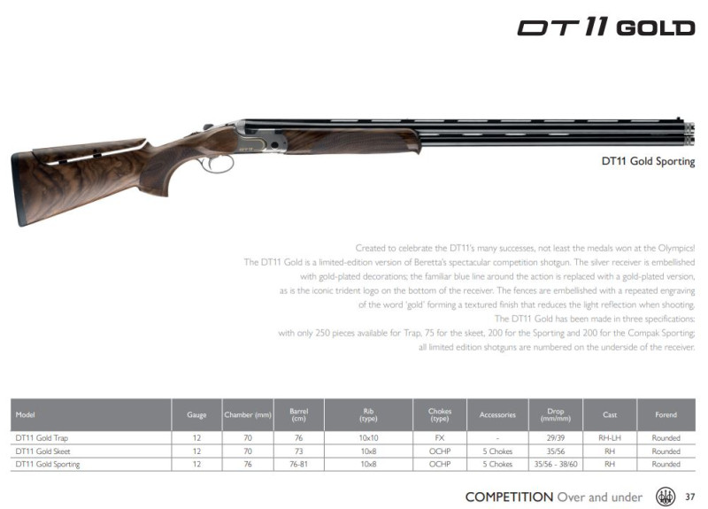 Beretta DT11 GOLD Sporting