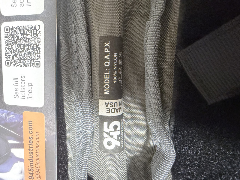 945industries QAPL CORDURA® CONCEALMENT Bag  IWB