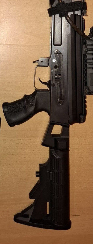 Pažba pro AK 47, frézovaný rám