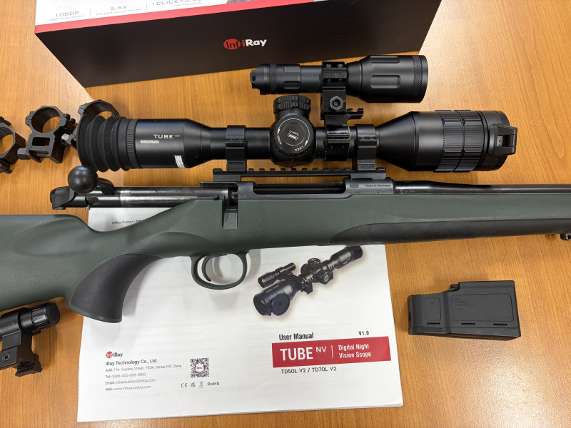 Mauser M18 Waldjagd 30-06 Sprg. + Infiray TD70L V2 den/noc